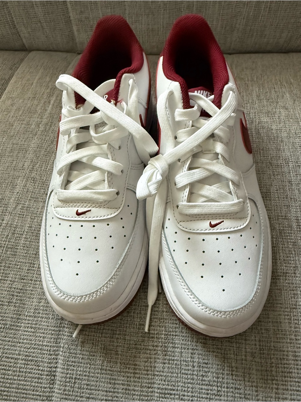 Nike Big Kids Air Force Ones - Picture 4 of 7